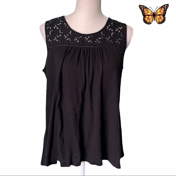 DENVER Hayes Sleeveless Top With Yoke Detail Size Medium - Picture 1 of 4